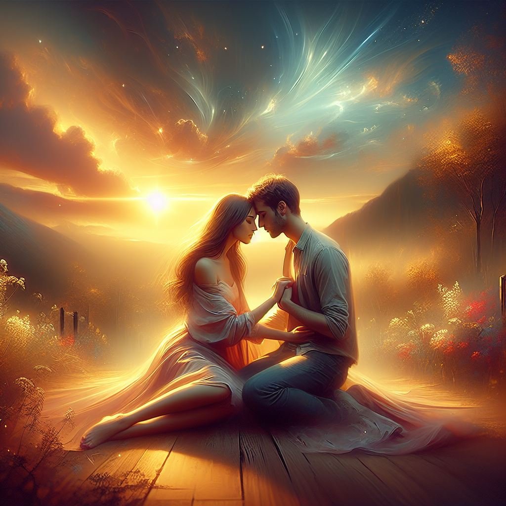 Romantic love AI Images Free