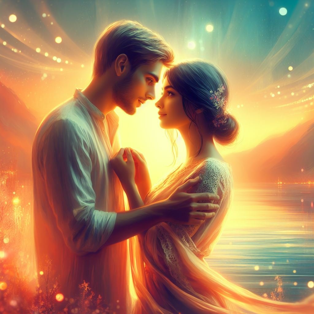 Romantic love AI Images Free